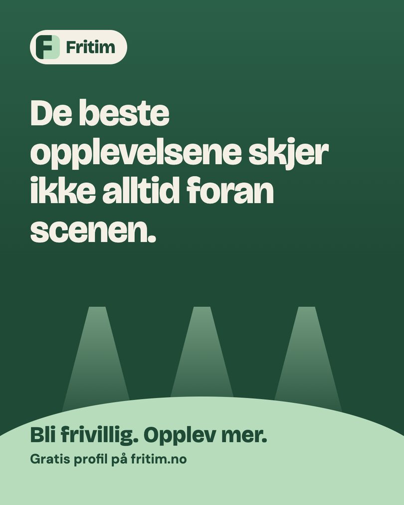 Fritim ad with spotlights: “The best experiences don’t always happen in front of the stage.”